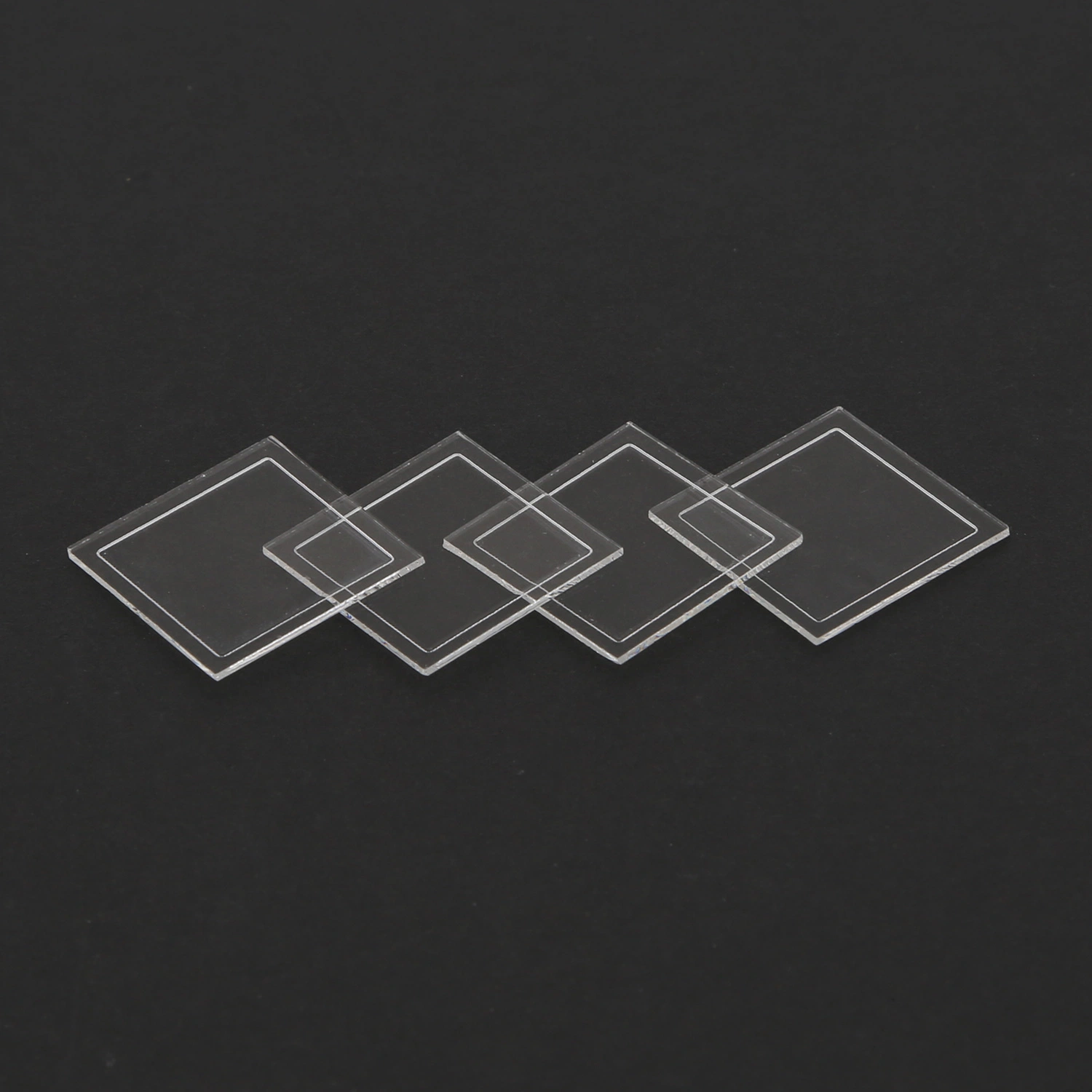 Encap Glass Notched Cover Plate, LED Liquid Crystal Alkali Free Glass Encapsulation