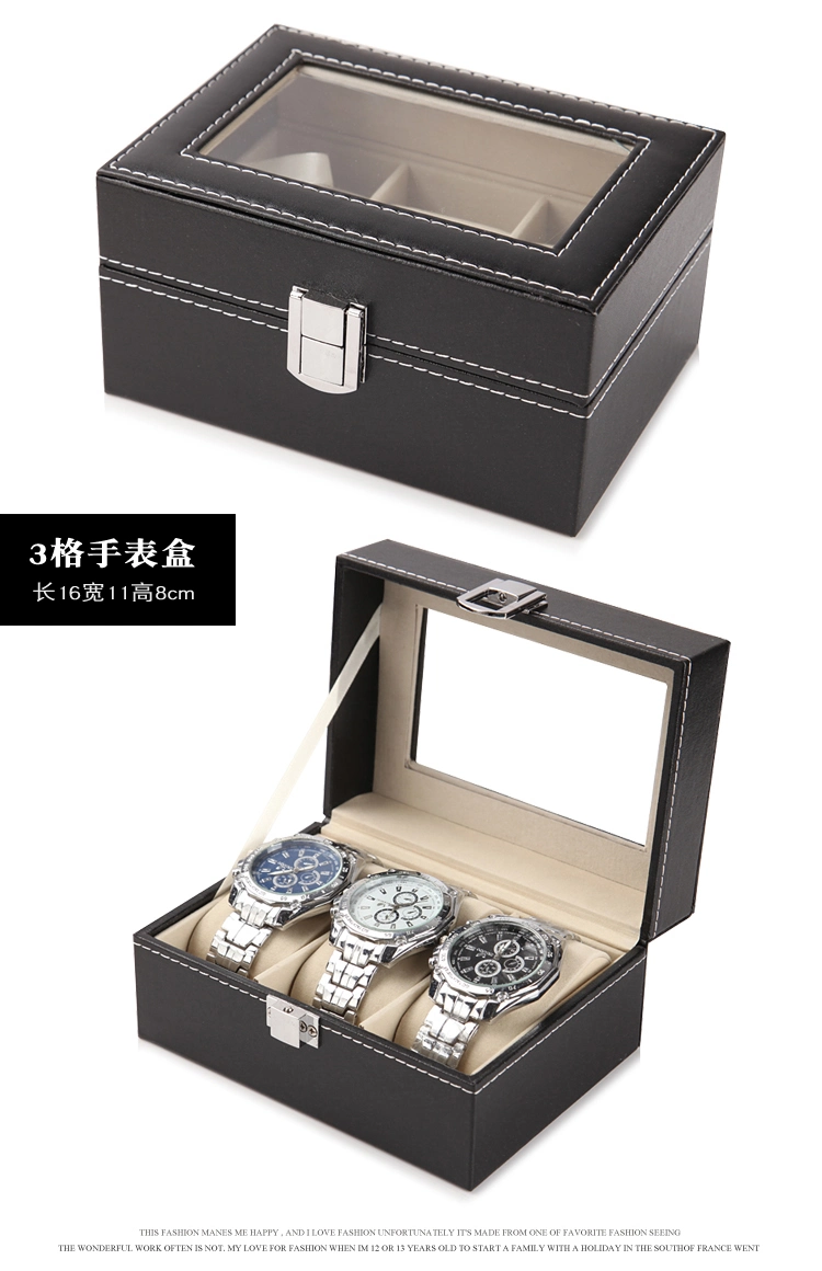 High quality/High cost performance PU Leather Watch Box/Storage Box (NDM--W21)