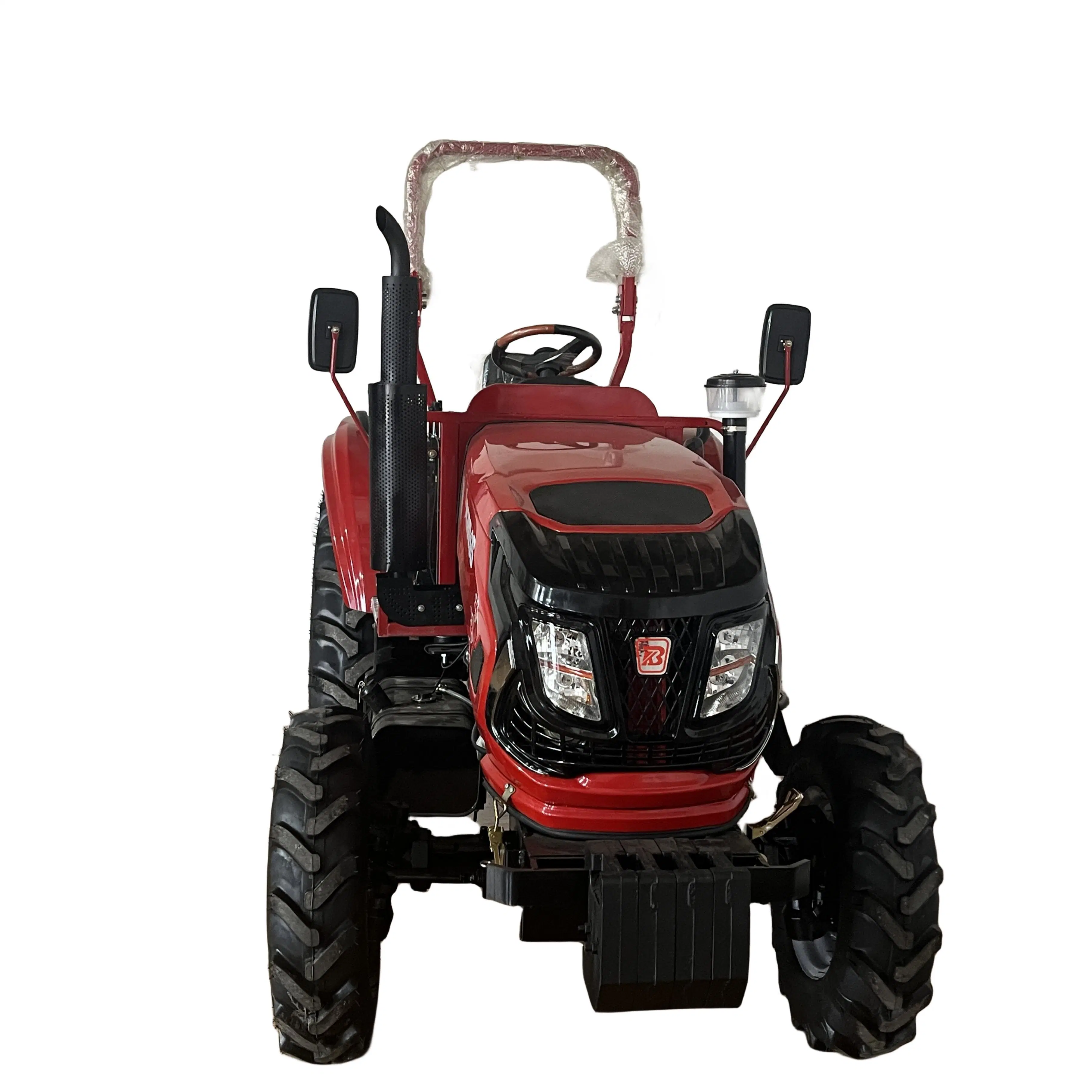 Novo design de máquinas agrícolas 4X4 Jardim da Roda Orchard 60HP 70HP Trator com Certificado CE