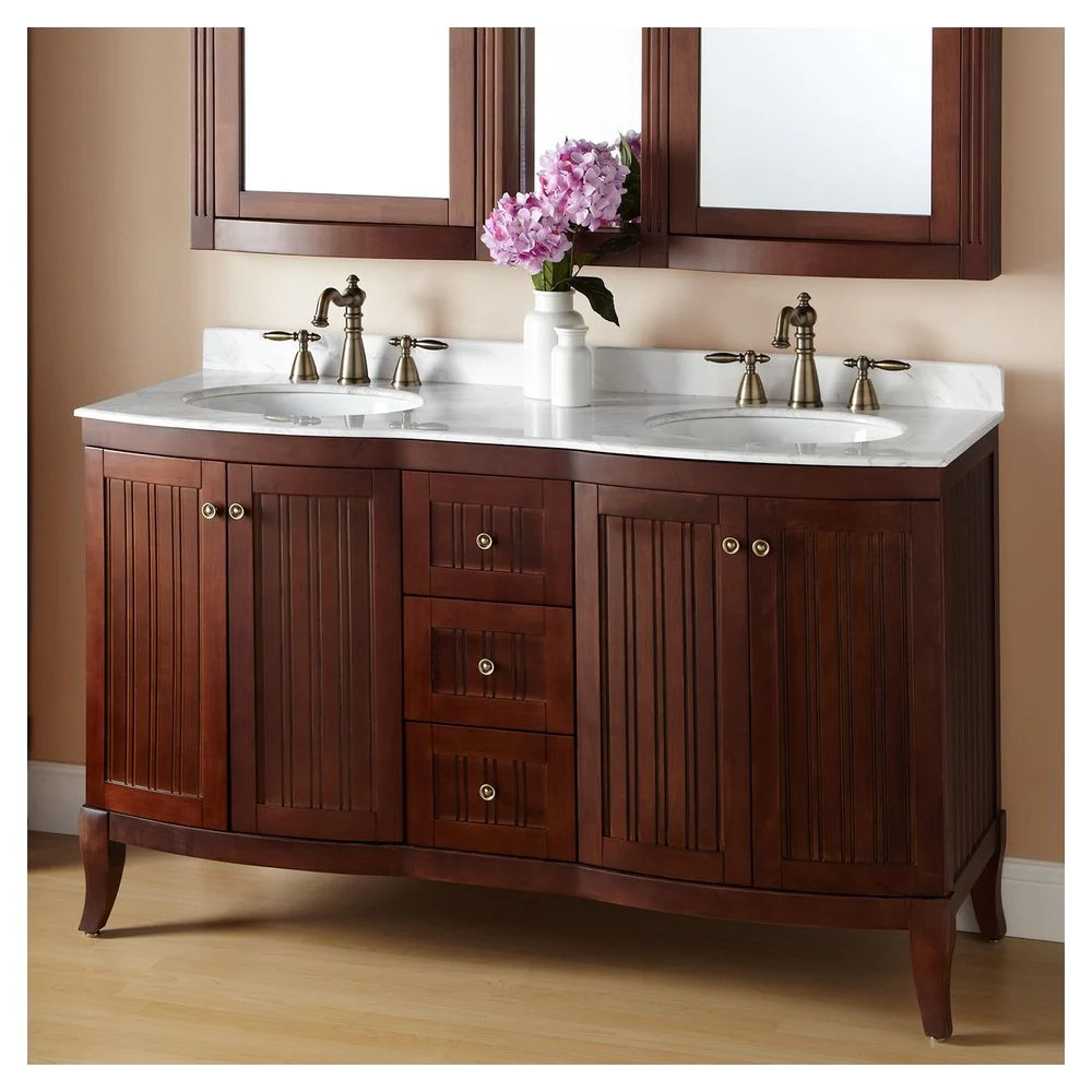 Prima Factory Delivery Solid Wood Bathroom Vanity Cabinet