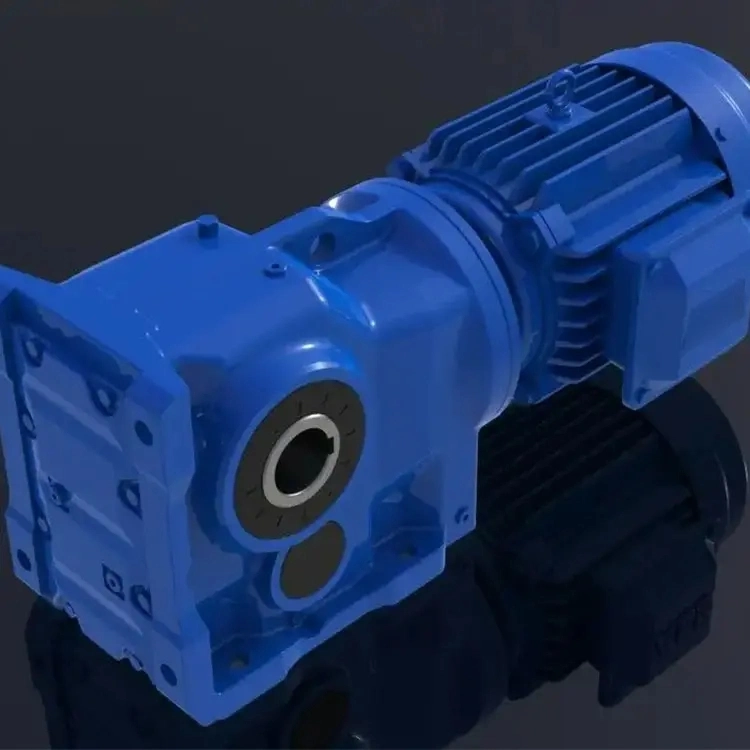 K187 Motor reductor de engranajes 45kW 90 grados helicoidal de alta calidad Engranaje cónico 55kw