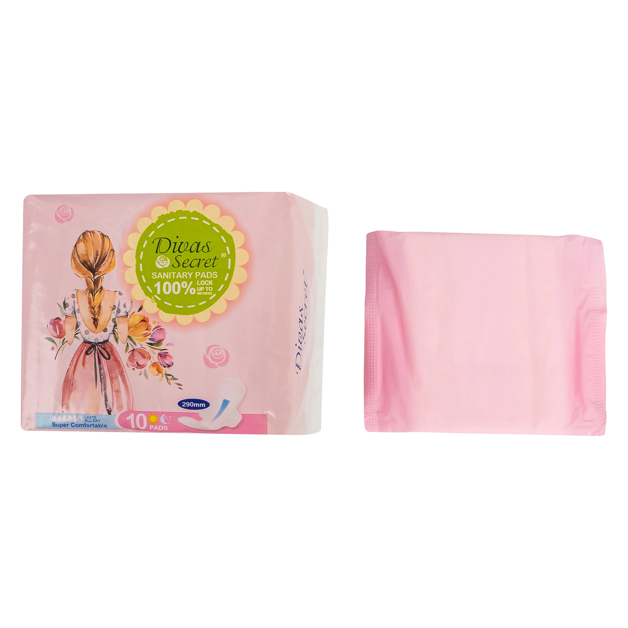 Free Samples Cotton Surface Sanitary Pad Soft Pads for Women, Sanitary Napkin Supplier Wholesale/Supplier in China