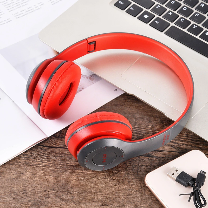 HiFi Bluetooth Noise Cancelling Earphone Retractable Headband Headphones