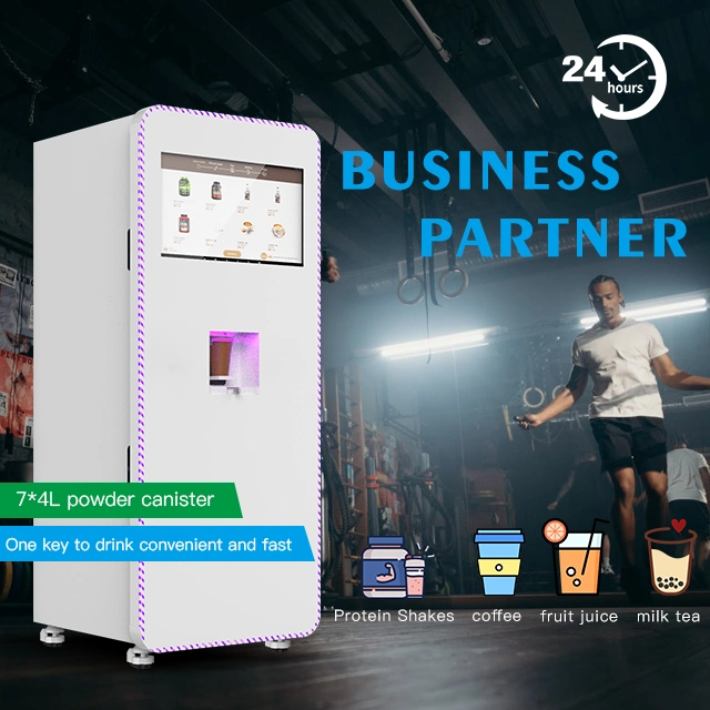 Touch Screen Coffee Vending Machine Automatic Cash Card Payment Machine