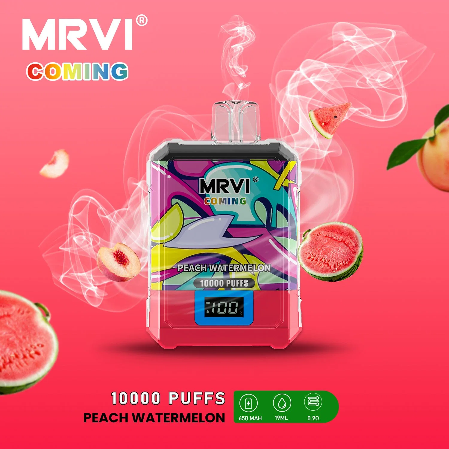 EU Original Vape Cigarette Local Warehouse Mrvi Coming 10000 Puffs 10K Puffs Electronic Cigarette 19ml Mesh Coil 10 Flavors Vs Randm Tornado 9000 10K 7K Puff