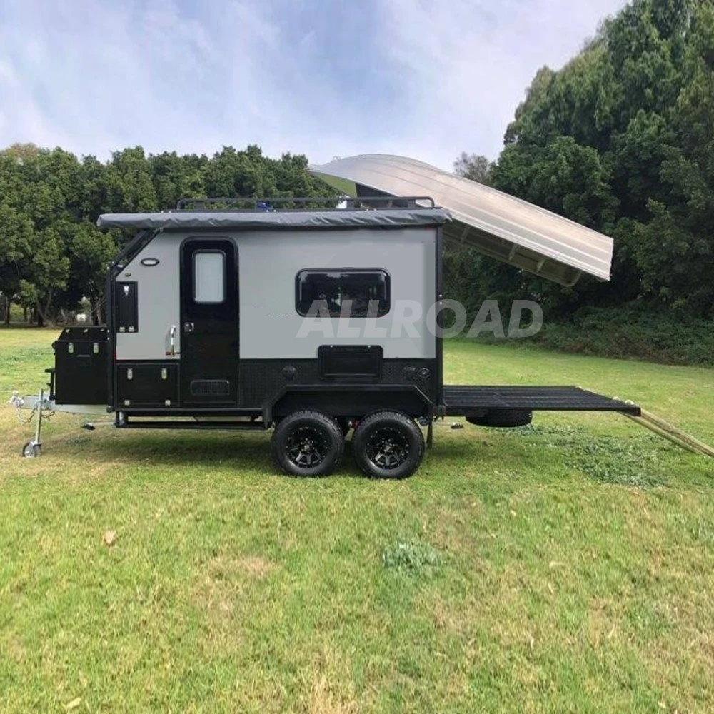 Remorque de camping-car À transport de JOUETS DE 13 PI avec porte-bateaux pour moto