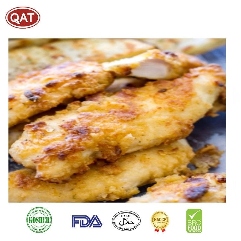 IQF Halal Certificate Chicken Tender Breast Skinless Export Standard