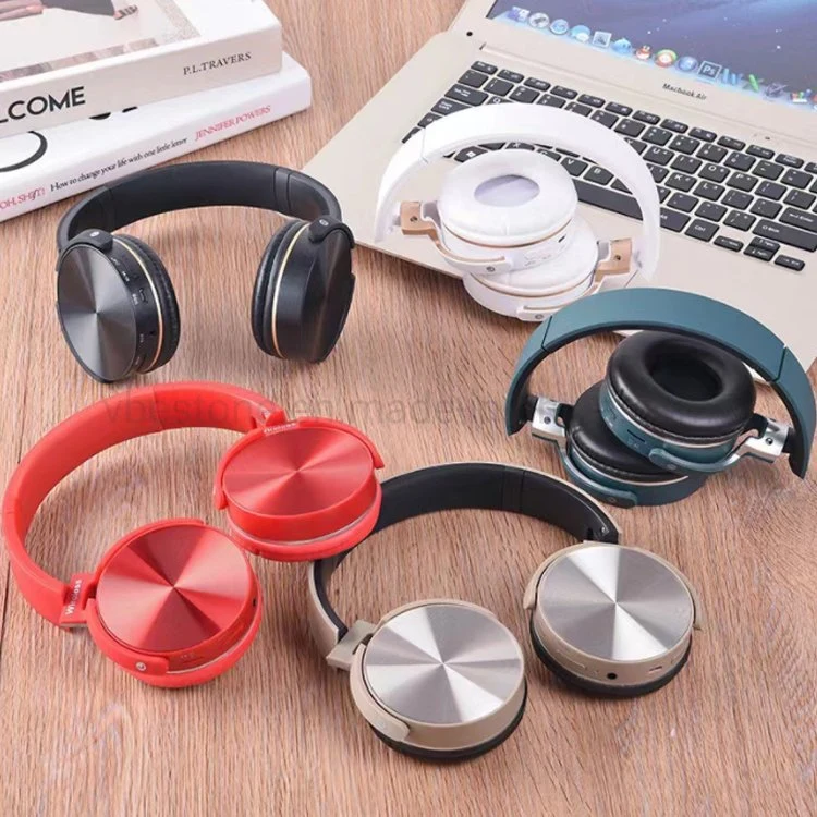 Low Price Original Factory Bt 5.0 Heavy Bass Game Wireless Bluetooth Headphone Support TF Card Mobile Phone Computer Headset