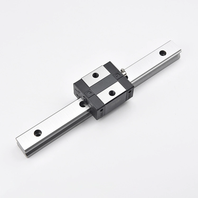 Low Assemble Size Two Mounted Holes Linear Guide Rail Block