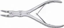 Jinlu Medical Good Quality Orthopedic Trauma Surgical Equipment Double Action Bone Rongeurs (Pointed Curved)