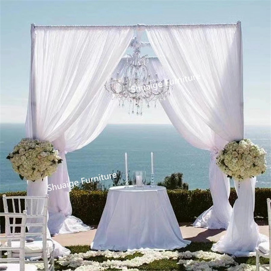 Modern Adjustable Backdrop Stand Wedding Decoration Artificial Flower Stand