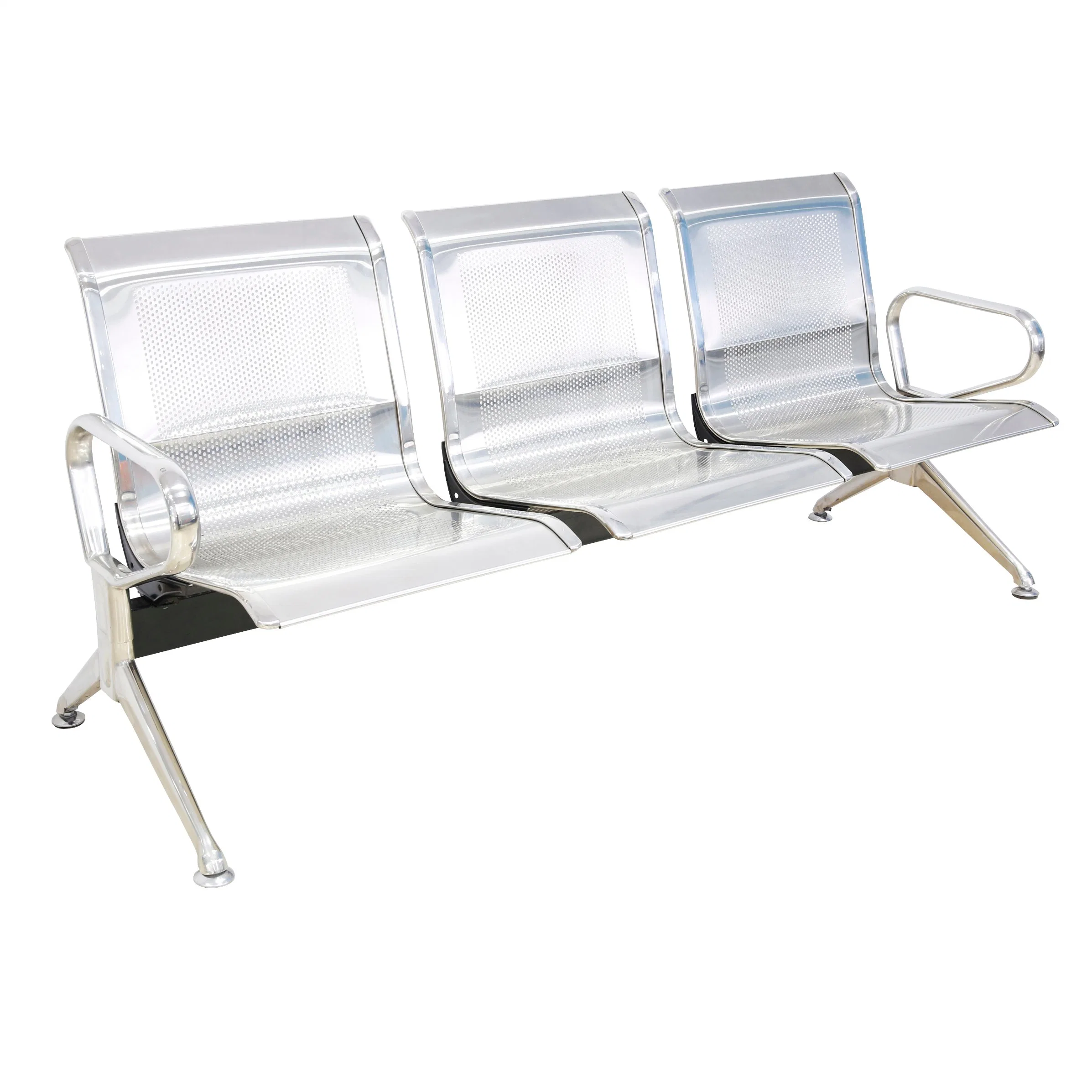 Public Waiting Room Leather Reception Furniture Manufacturer of 3 Seater Chair