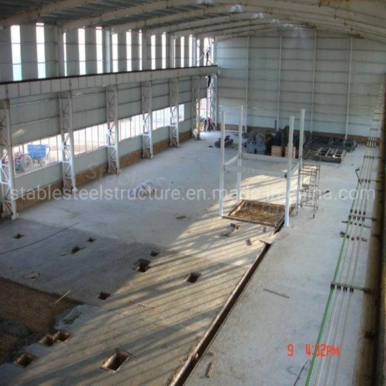 Estructura de acero prefabricada Taller de luz diseñado pre construcción industrial edificios de metal