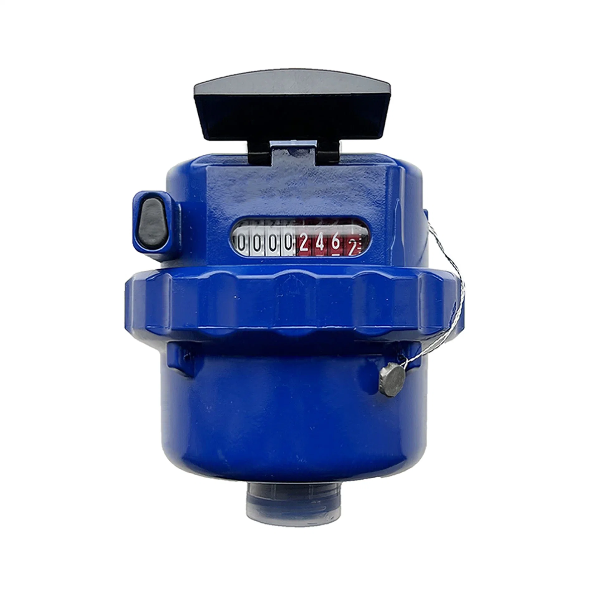 R160 DN15mm T50 Class 2 Plastic Body PA66+GF43+Composite Painting Volumetric Rotary Piston Water Meter Gauge