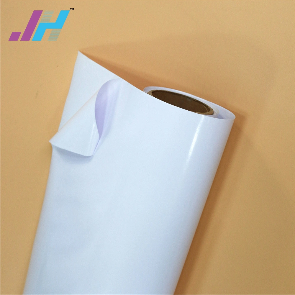 Eco Solvent Material White PVC Graphic Sticker Self Adhesive Vinyl