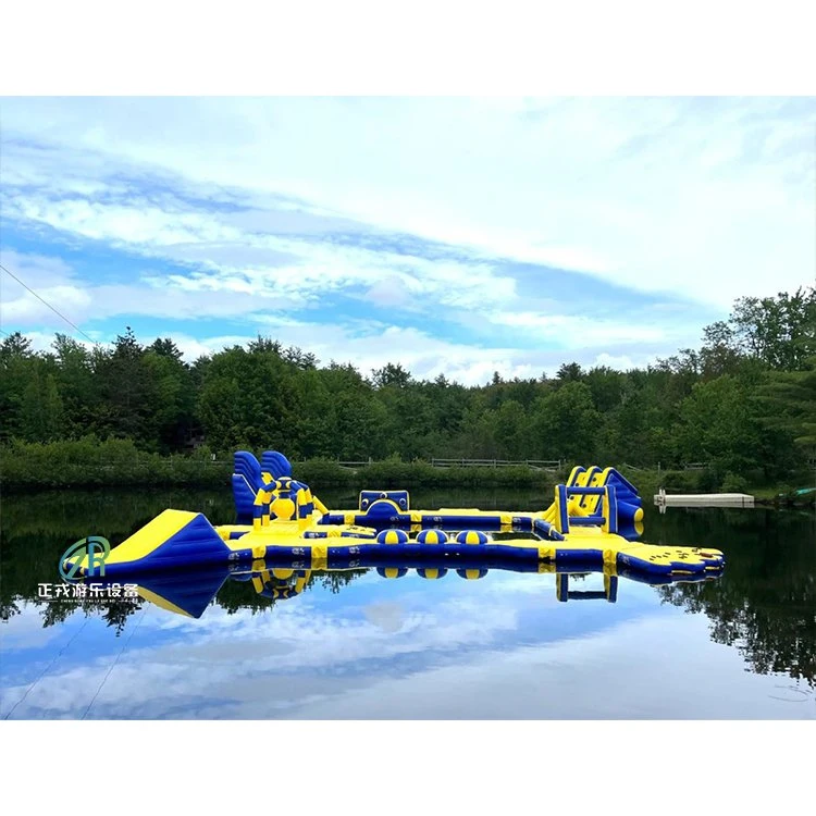 Parque acuático inflable Parque acuático flotante Inflatable para el mar