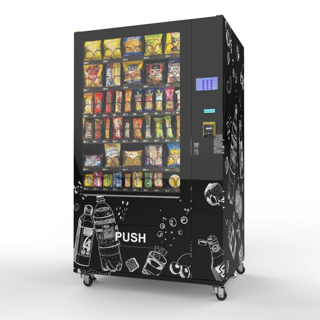 Automatic Combo Snack Beverage Drink Vending Machine with CE and ISO9001 Certificate