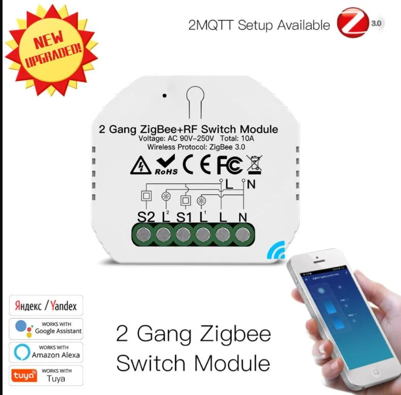 Igoto New Product 1gang Hidden Zigbee 3.0 Switch Module Mini Hidden Type