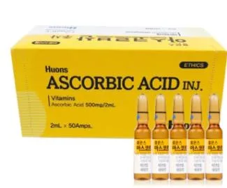 Venta en caliente Huones inyectables arrugas faciales reducir la vitamina de ácido ascórbico C