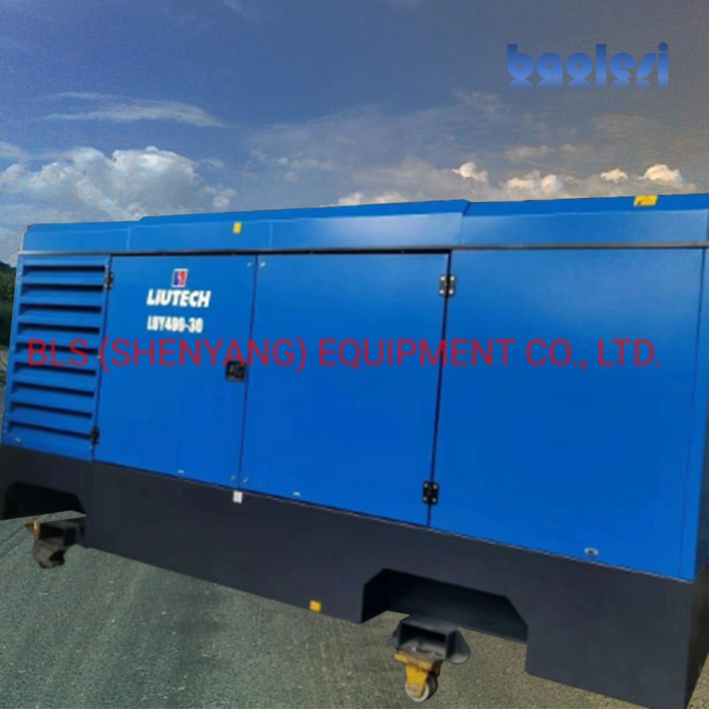 Luy120-7 12m3/Min 7bar 425cfm 100psi Liutech Luy 120-12/Luy 140-14/Luy 150-13portable Diesel Engine Screw Air Compressor (for Mining Drill)