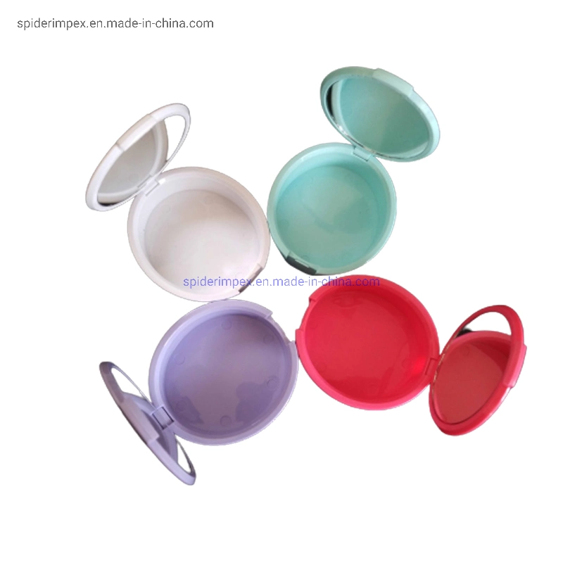 Custom Logo Plastic Orthodontic Braces Denture Retainer Case with Mirror