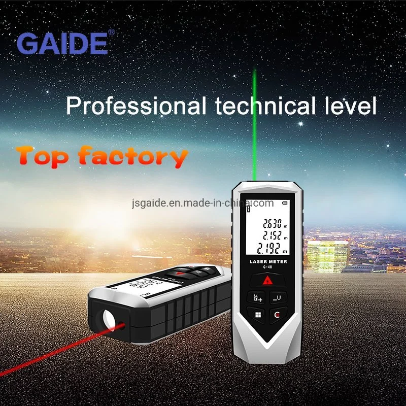 Red 40m Digital Measuring Tape Laser Distance Meter