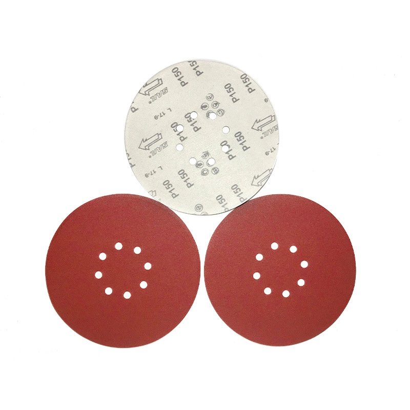 Quick Change Diameter 9inch 225mm Sanding Aluminum Oxide Paper Disc for Sanding Wood Rubber