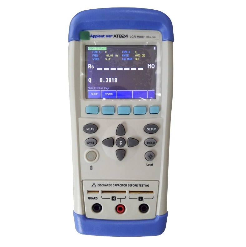 Fabricant de Lcr Mètre Portable avec une Fréquence de Test de 10kHz (AT825)