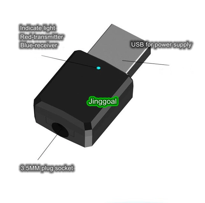 2 en 1 transmisor y receptor adaptador Bluetooth.