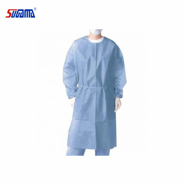 Disposable Hospital Isolation Gown CPE Plastic Surgical Gown