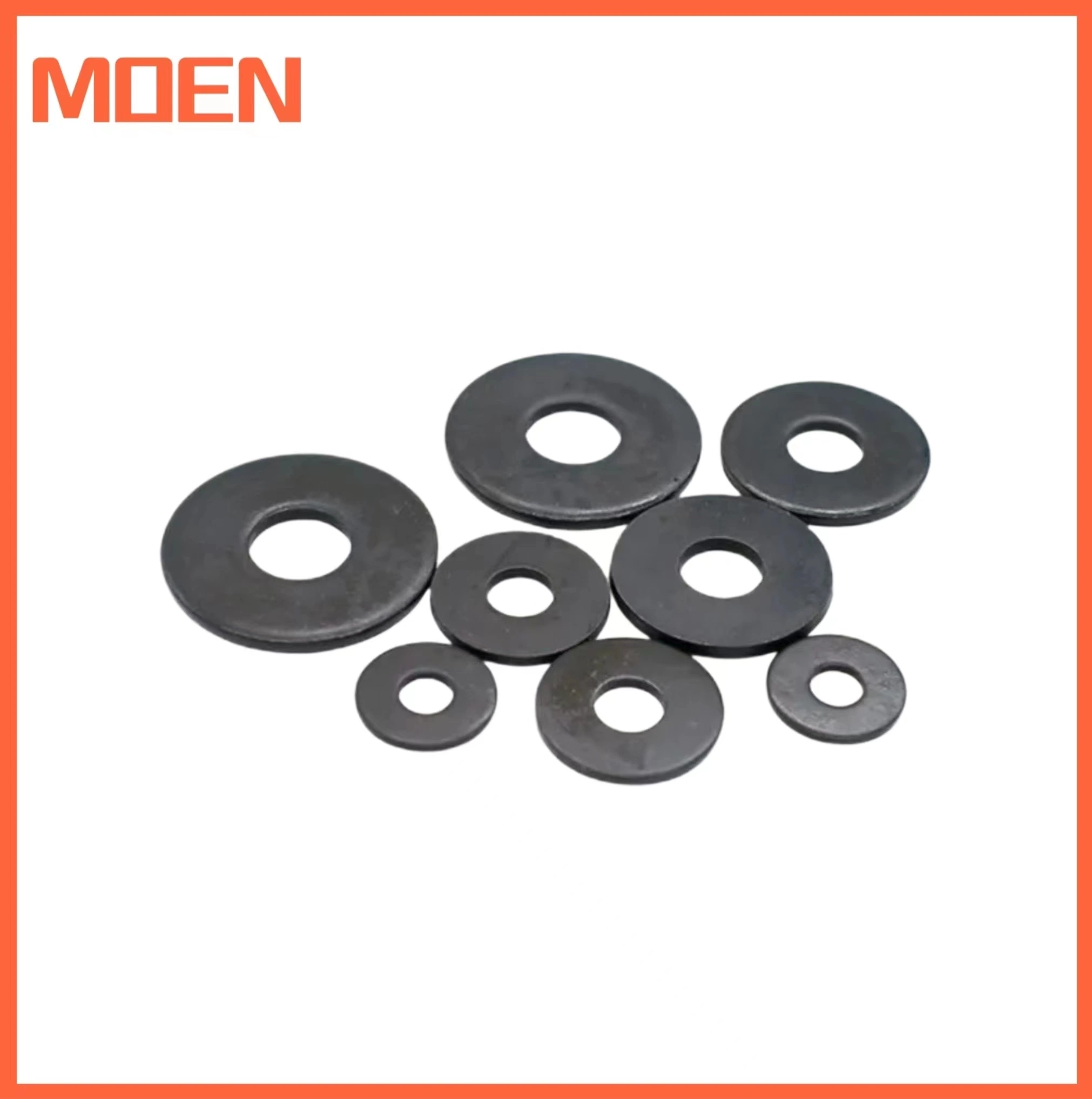 Bolts and Nuts Fastener DIN9021 Carbon Steel Black Hardened Flat Washer