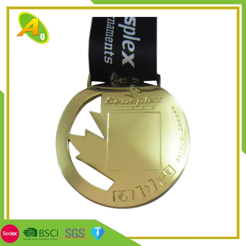 Deportes de Triatlón Enamel al por mayor Dragones Fury Logo Metal Medallón con Epoxi (268)