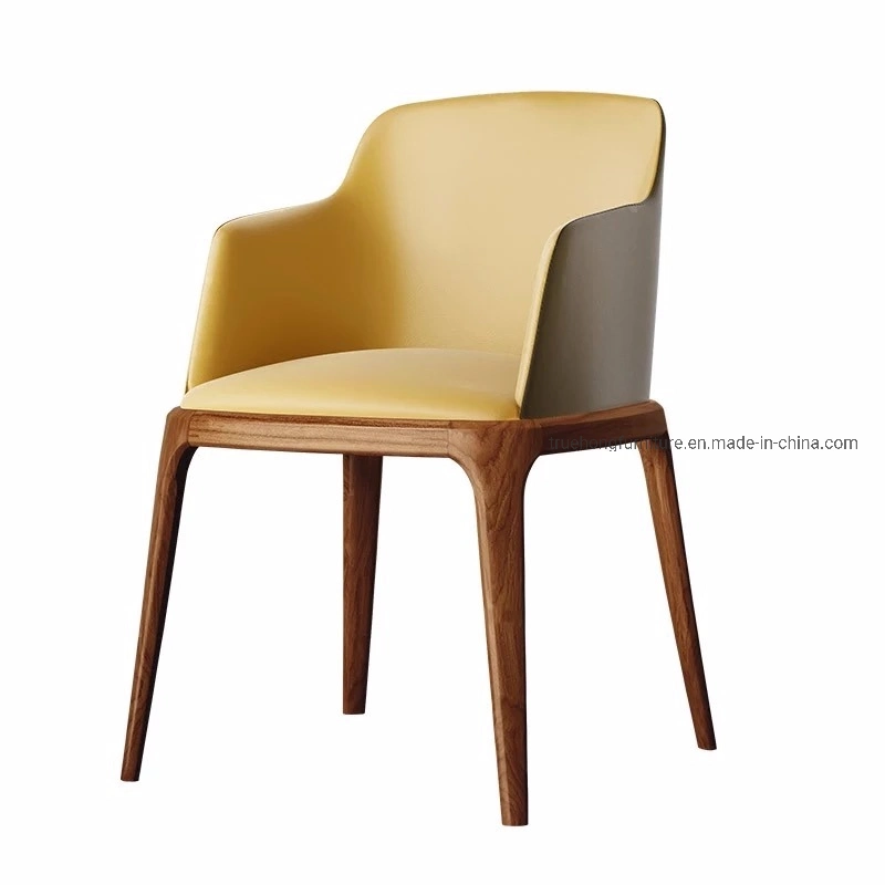 Fashion Comfortable Design Dinner Chair and Table Hotel Restaurant Table Solid Timber Arm Chair Furniture