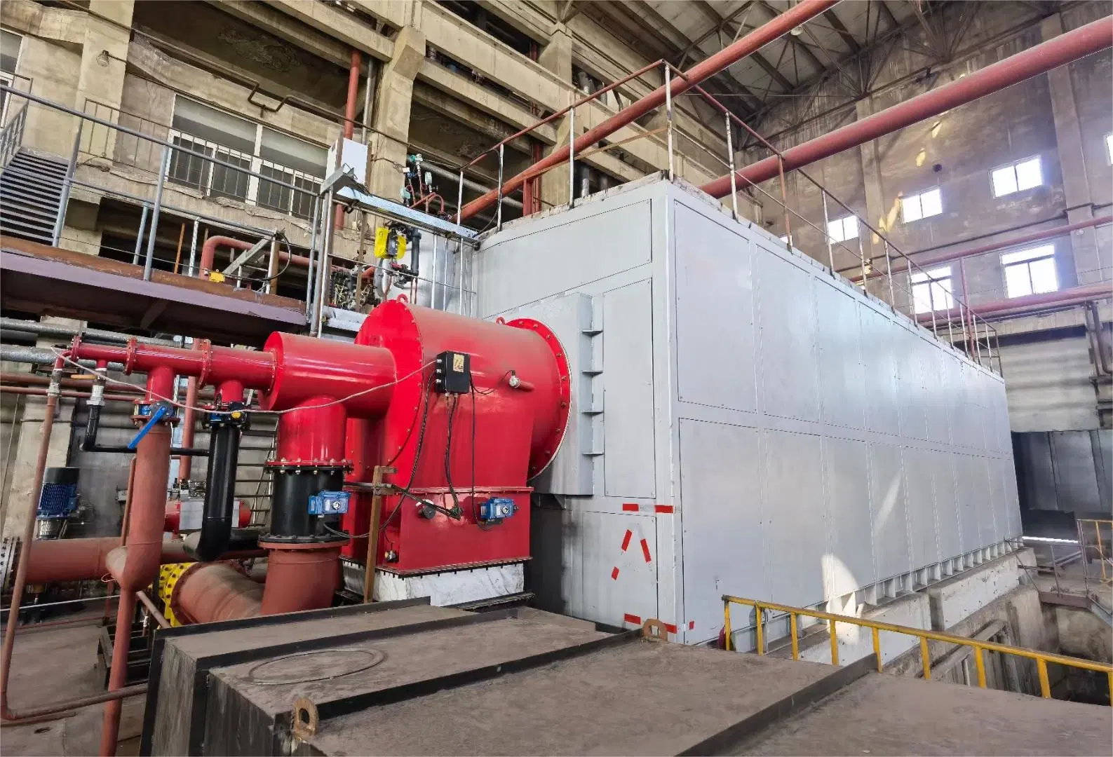 Chaudière à vapeur et tube d'eau de fer de qualité supérieure Moteur de vanne à trois voies pour chaudière à gaz