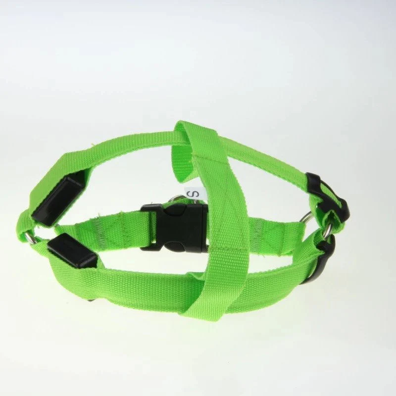 USB Charging LED Light Pet Supplies Chest Strap Dog Harness