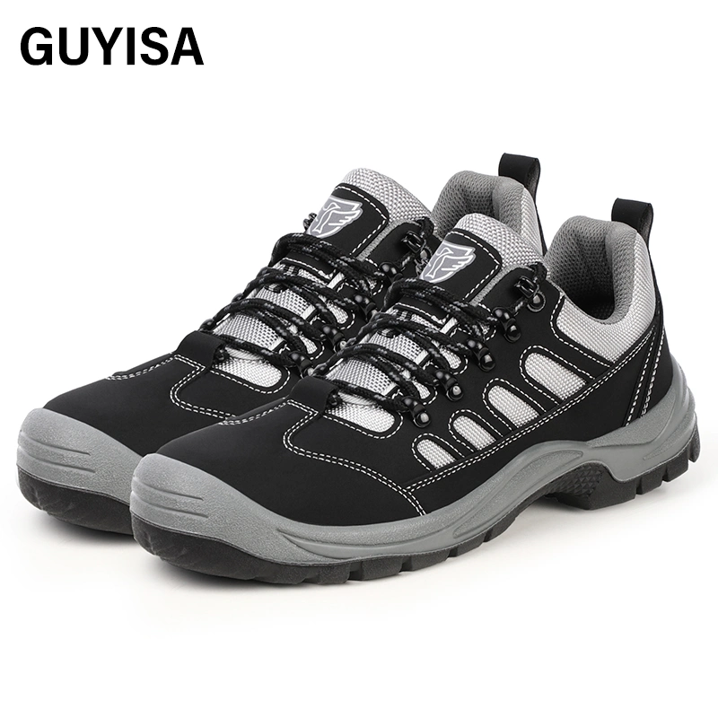 Guyisa Factory Price Direct Sale Wear - Resistant Acid - Alkali - Resistant Microfiber Leather Upper Puncture - Resistant Steel