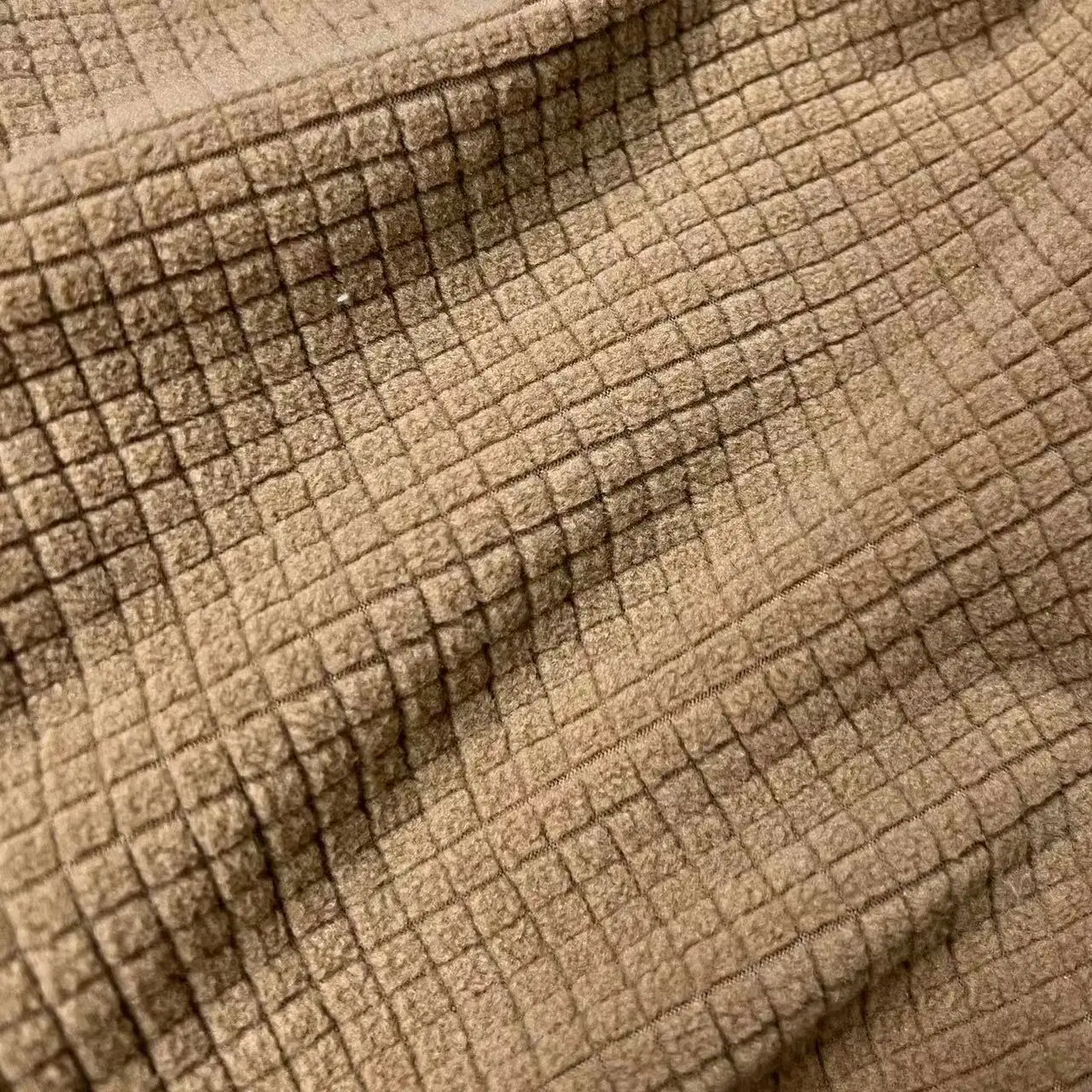 Original Factory 4-Way Elastic Jacquard Lattice Fleece for Upholstery