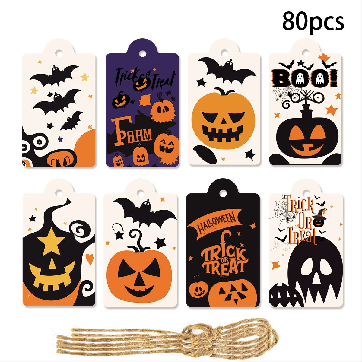 Party Halloween Gift Tag Craft Booknote Gift Hangtag