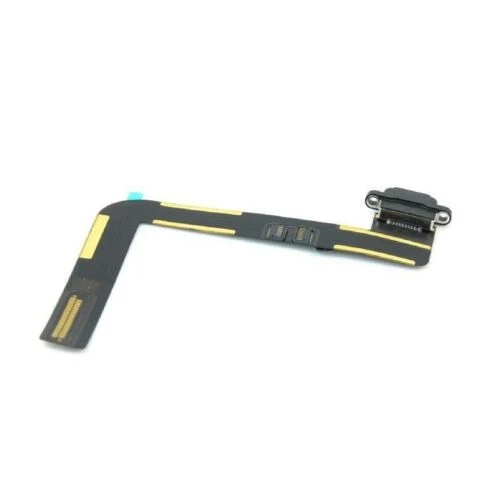 cable flexible de reemplazo del conector de base de puerto de carga para iPad Air Negro