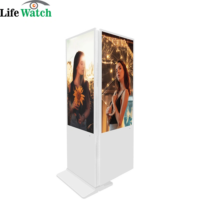 Best Selling 49-Inch Double-Sided Interactive Touch LCD Kiosk Totem for Toursit Center Hotel Lobby