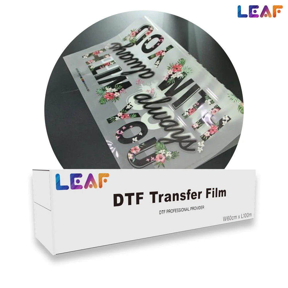 OEM Clothing Customized Leaf Dtf Printer Sublimation Heat Transfer Printing Pet Film