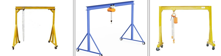 Manual Gantry Crane Small Hydraulic Gantry Crane Portable Mobile Gantry Crane