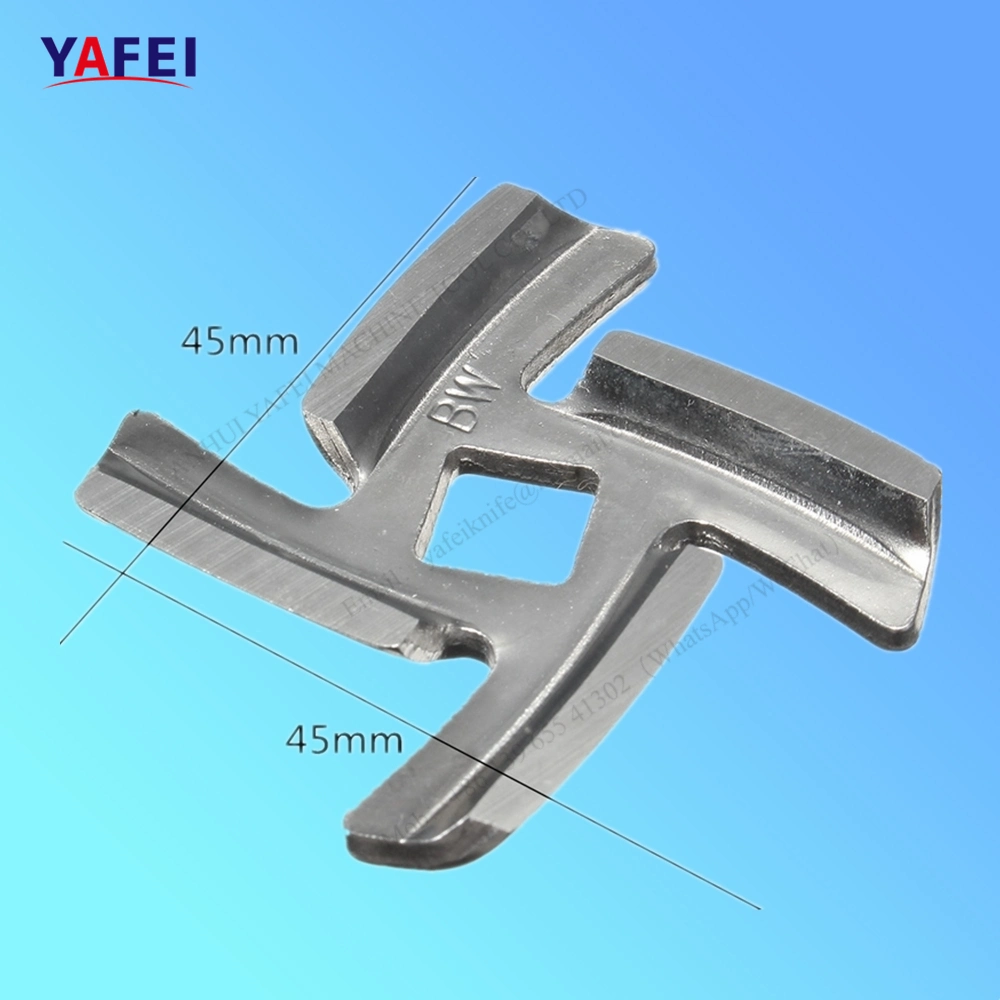 Meuleuse de viande en acier inoxydable de couteaux de coupe