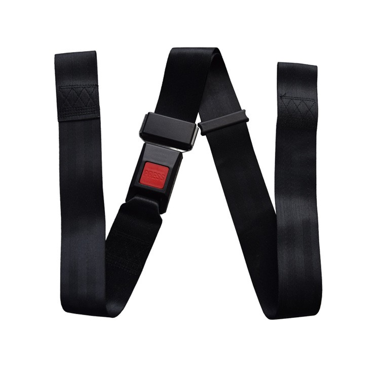 Hot Sale High quality/High cost performance  Car Extension Supply Metal Buckle Extention Logo Auto Simple 2 Point Seat Belt