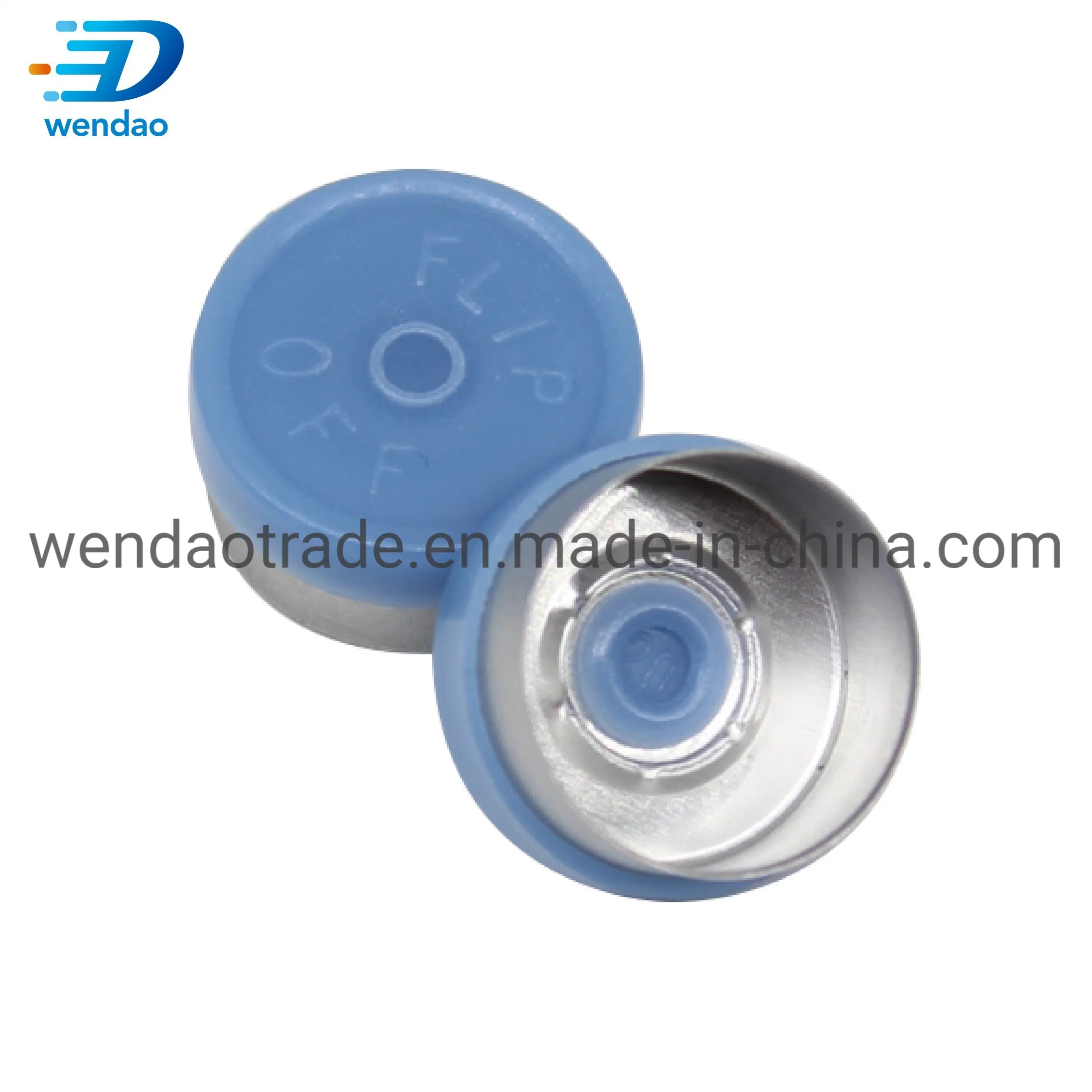 13mm 15mm 20mm Medicinal Aluminum Plastic Flip Tear off Vial Aluminium Caps for Cosmetic Packaging