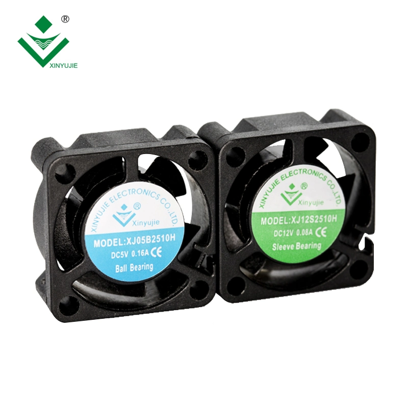 Car Power Amplifier Cooling Fan DC 2510 12V Small Cooling Fan