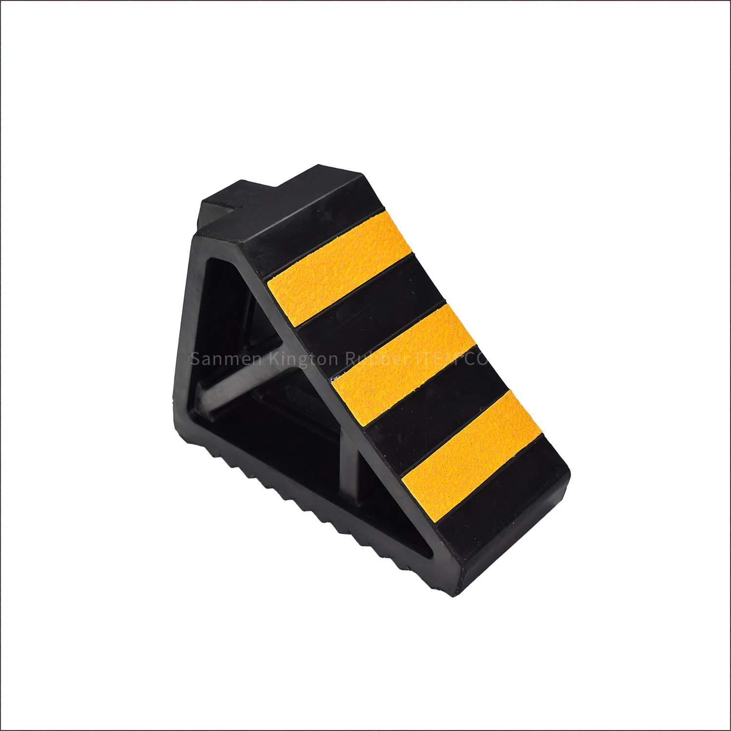 CalidadBlack y Yellow Rubber Truck Car Stopper for Parking Y cargando