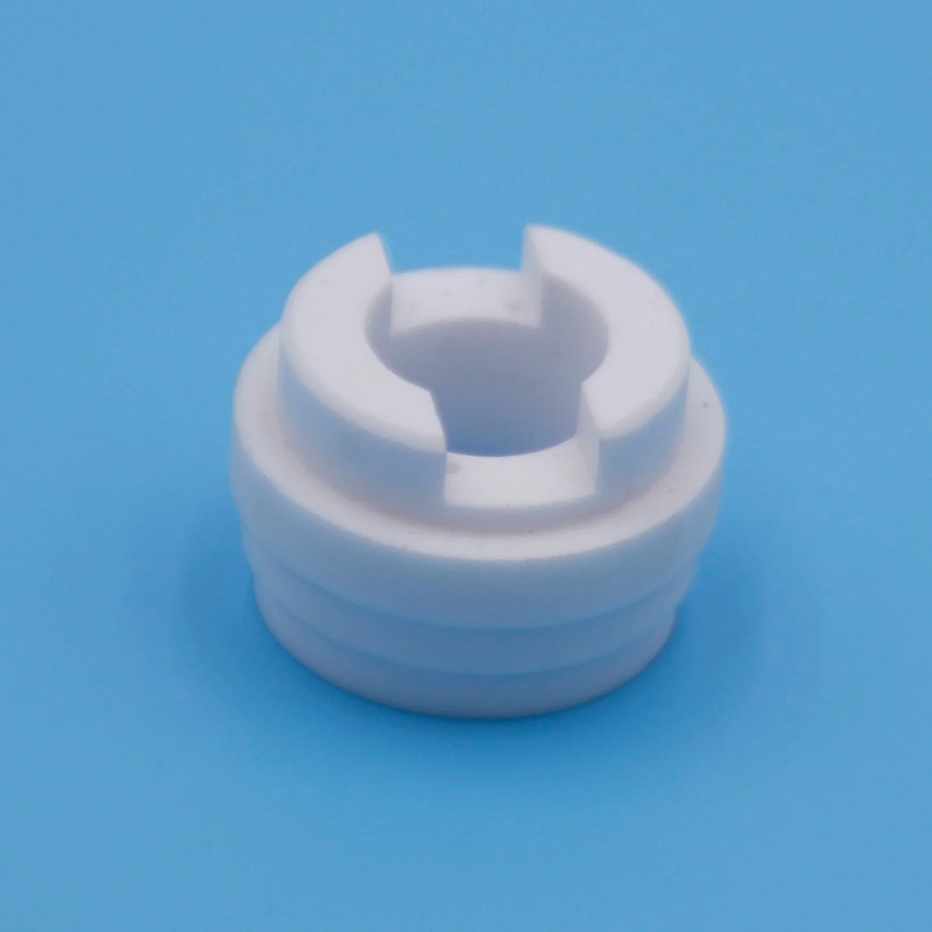 Custom Machined Zirconia Alumina Thread Shaped Fittings for Textile Machinery