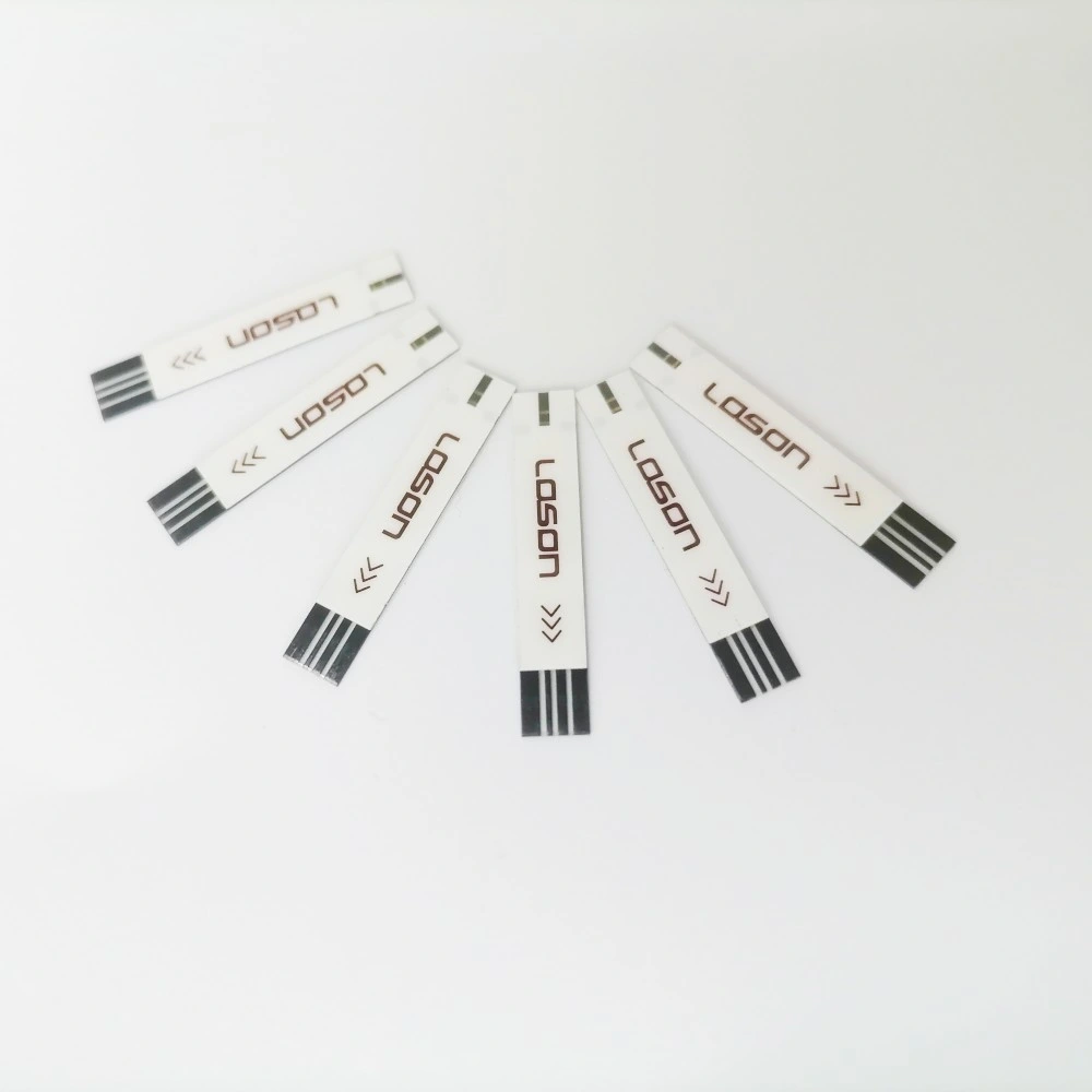 Blood Sugar Carbon Test Strip Smart Blood Glucose Meter Tseting Strips