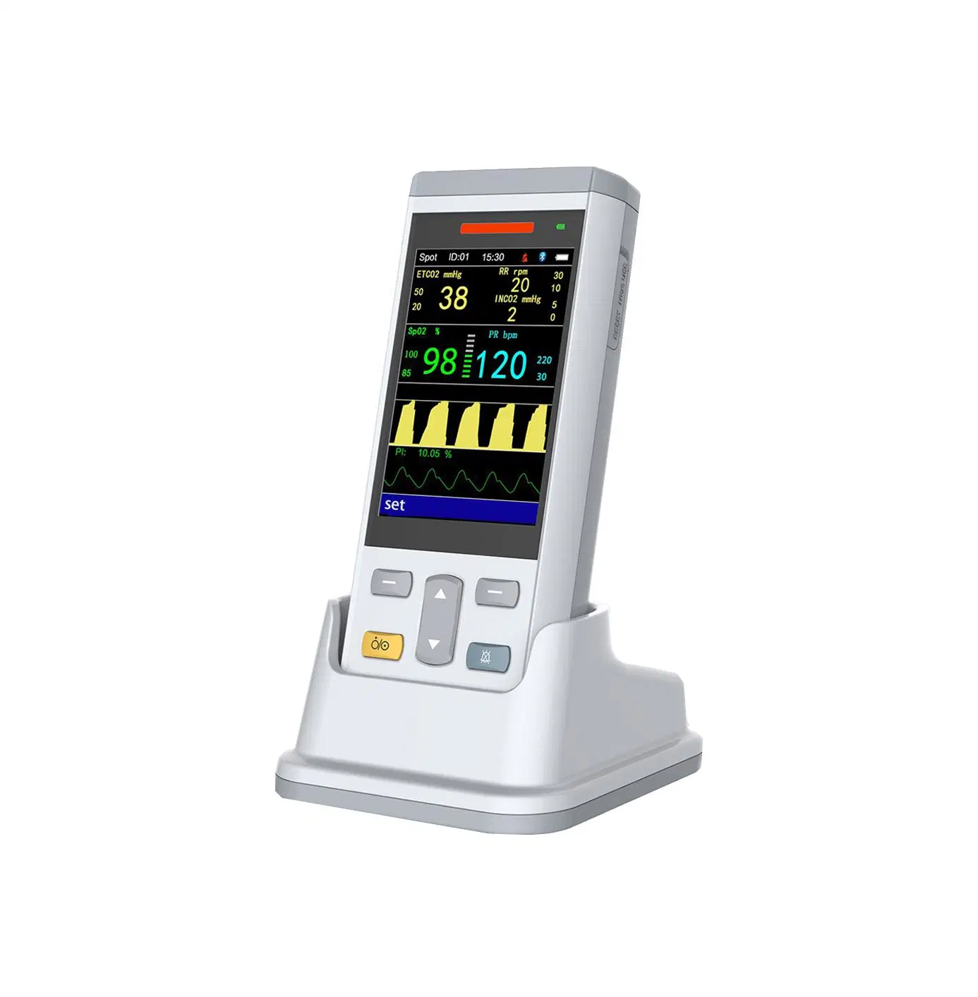 Pet Clinic Hospital Veterinary Vital Sign Monitor Multiparametro Veterinarios Etco2 Vet Monitor